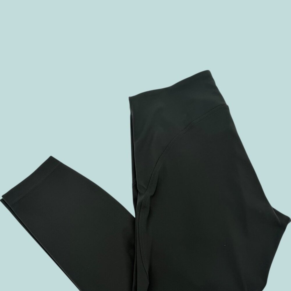 Lululemon Wunder Train Everlux High-Rise Tight 25" Dark Olive Green Size 12